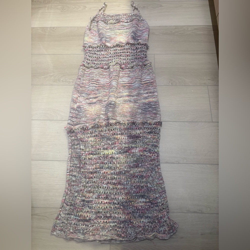 Rita Ora for Primark .  Multicolor Knit Maxi Dress Size S